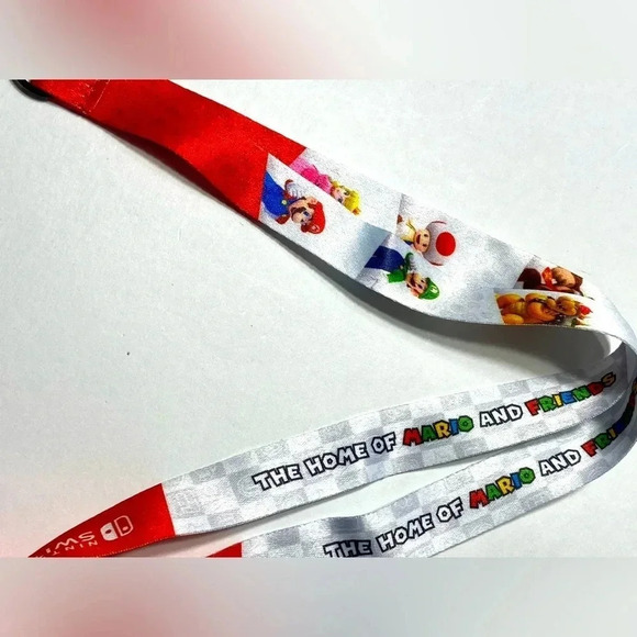 FREE w/ Purchase - Add to Bundle  - Nintendo Switch Mario & Friends Lanyard 🍄🔧 - Picture 3 of 3